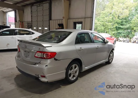 2011 Toyota Corolla S z USA, uszkodzony, nr VIN 2T1BU4EE3BC616678